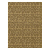 スネークスキン、ハ虫類パターン テーブルクロス (正面)