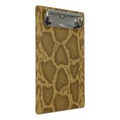 スネークスキン、ハ虫類パターン ミニクリップボード (アングル)