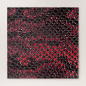 スネークスキン：抽象芸術背景。 ジグソーパズル (横)