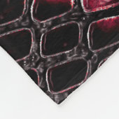 スネークスキン：抽象芸術背景。 フリースブランケット (角)