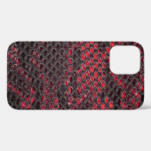 スネークスキン:抽象芸術背景。 Case-Mate iPhoneケース (裏面 (横))