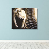 スネークスケルトンアート – キャンバス (インサイチュ (ウッドフロア))