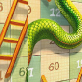スネークス+アンド+ラダーズ クラシックボードゲーム パターン 色 壁紙 (縫い目)