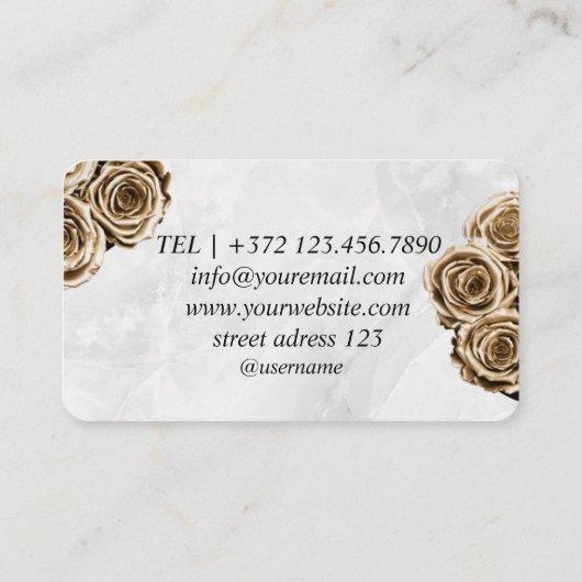 スネークタトゥーアーティストサロン 名刺 (裏面)