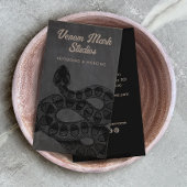 スネークタトゥーアーティストピアシングスタジオ 名刺