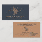 スネークタトゥートレンディー 名刺 (正面/裏面)