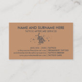 スネークタトゥートレンディー 名刺 (裏面)