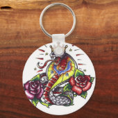 スネークダガーバラタトゥー キーホルダー (正面)