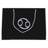 スネークデコールにクロームのような〔占星術の〕十二宮図のサイン ラージペーパーバッグ (正面)