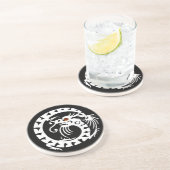 スネークドラゴン白黒レッドルビー コースター (側面)