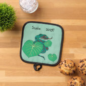 スネークニューイヤー2025年！ 鍋敷き (トップダウン)