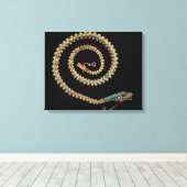 スネークネックレス, 1844 キャンバスプリント (インサイチュ (ウッドフロア))