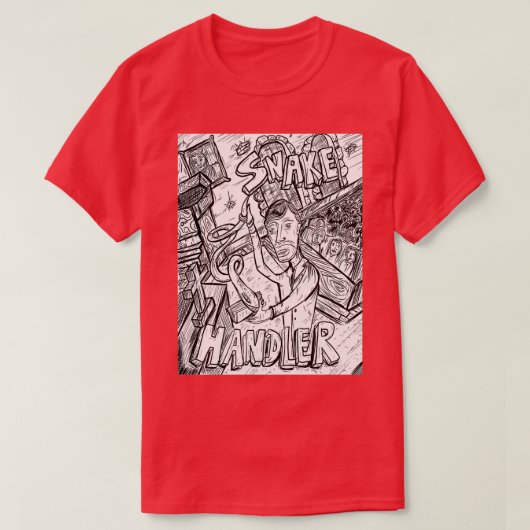スネークハンドラー Tシャツ (デザイン正面)