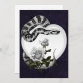 スネークハートゴシックバレンタインホワイトローズ シーズンカード (正面/裏面)