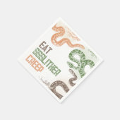 スネークバースデーパーティナプキンス スタンダードカクテルナプキン (角)