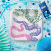 スネークバースデーパーティープレート ペーパープレート (パーティー)