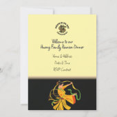 スネークファミリー懇親会ディナー招待状 招待状 (裏面)