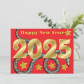 スネークフラットカードの2025年happy (スタンド正面)