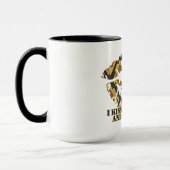 スネークブラウンと金ゴールドプリントにキス マグカップ (左)