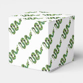 スネークブラックとグリーンのプリントシルエット フェイバーボックス (裏面サイド)