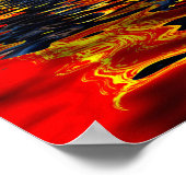 スネークブラックスネーク中国のの新年 ポスター (角)