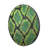 スネークブラック&グリーンプリント ダーツボード (正面右)