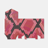 スネークブラック&レッドプリント フェイバーボックス (折り畳みなし)