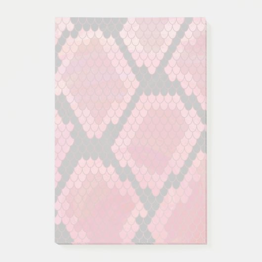 スネークブラック&レッドプリント ポストイット (正面)