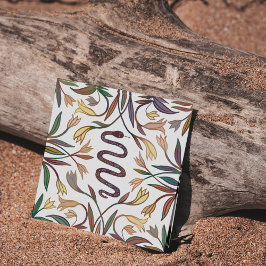 スネークプラントアストロロジヨガヒーラータロットオカルト スクエア名刺