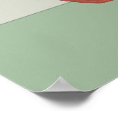 スネークプラントイラストレーション ポスター (角)