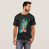 スネークプラントカラフルサンセビリア Tシャツ (正面フル)