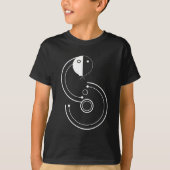 スネークヘビ〔占星術の〕十二宮図標識 Tシャツ (正面)