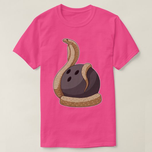 スネークボーリングボウリングボール2 Tシャツ (デザイン正面)