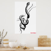 スネークポスター ポスター (キッチン)