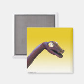 スネークマグネットのルーイー マグネット (正面/裏面)