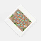 スネークラダーゲーム スタンダードランチョンナプキン (角)