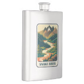 スネークリバーアイダホカラーズ フラスク (右)