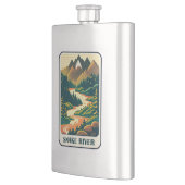 スネークリバーアイダホカラーズ フラスク (左)