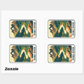 スネークリバーアイダホカラーズ 長方形シール (シート)