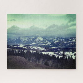 スネークリバーマウンテンレンジパズル ジグソーパズル