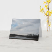 「スネークリバー」誕生日カード カード (黄色い花)