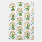 スネークレインボーフローラキッチンハンドタオル キッチンタオル (縦)