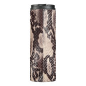 スネークレザー:シームレスブラウン タンブラー (裏面)