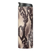 スネークレザー:シームレスブラウン タンブラー (回転右)