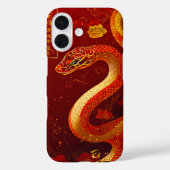 スネークレッド&金ゴールド Case-Mate iPhoneケース (裏面)