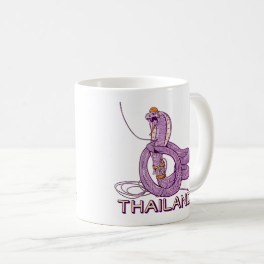 スネークロック登山タイ コーヒーマグカップ (正面右)