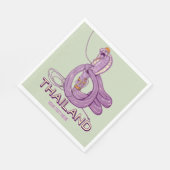 スネークロック登山タイ スタンダードランチョンナプキン (角)