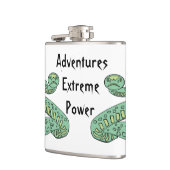 スネークワールド:エクストリーム、パワー、冒険。 フラスク (左)