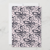 スネーク不気味ハローウィンパーティ 招待状 (裏面)