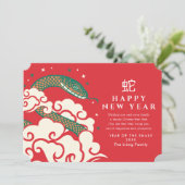スネーク中国のホリデーカードの新年 シーズンカード (スタンド正面)